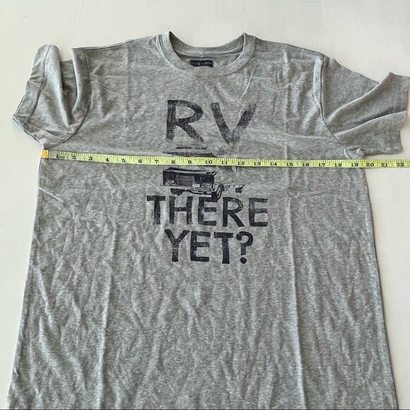 NEW State of Mine Men’s Short Sleeve Grey RV There Yet? Graphic T-Shirt - Picture 7 of 8